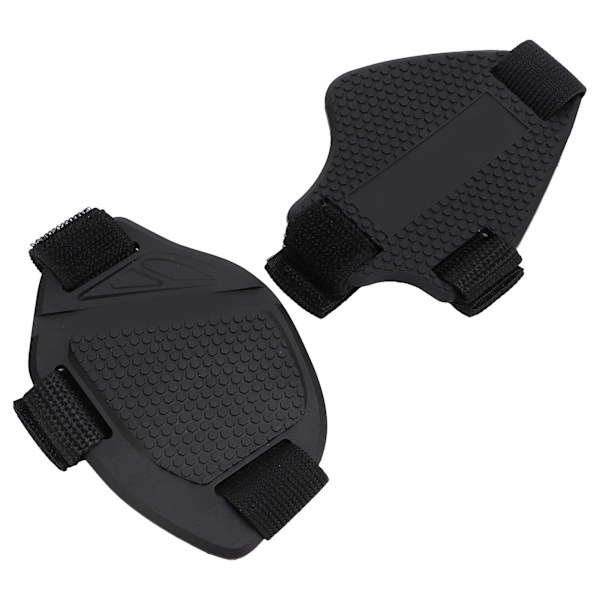 2 stk Motorsykkel Girsko Beskyttelse PVC Sklisikker Beskyttelse for Motorsykkelsko for Veikjøring 0.1