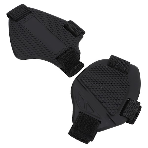 2 stk Motorsykkel Girsko Beskyttelse PVC Sklisikker Beskyttelse for Motorsykkelsko for Veikjøring 0.1