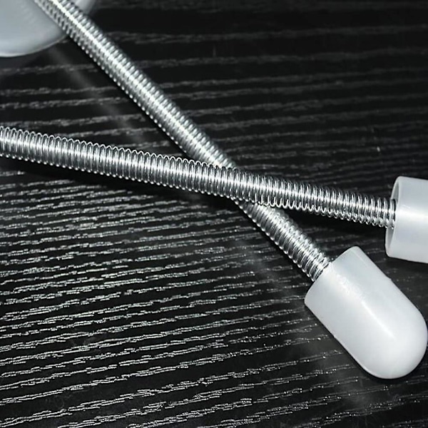 10 st Plast Transparent Justerbar Skostöd Herr Dam Automatisk Stöd Skoform Sträckare Stövlar Hållare Med Spänningsfjäder Spiral