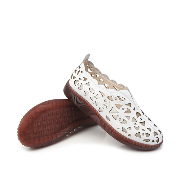 1/2/3 Kvinder Flade Sko Komfortable Og Stilfulde Sko Til creamy-white 35 creamy-white 35 1 Pc