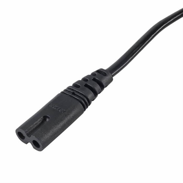 Strömkabel 2-stiftsstift IEC C7/CEE 7/16 Europlugg 3,0m