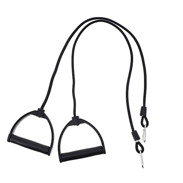 1 par Stepper modstandsbånd Fitness udstyr tilbehør Træningsreb {DB} Sort Black 80X12X3cm
