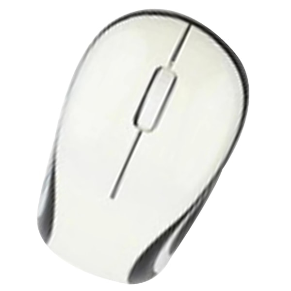 Mini Liten Trådløs Mus For Reiser Optisk Portabel Trådløs Mini Mus Med USB-Mottaker For PC Laptop - White