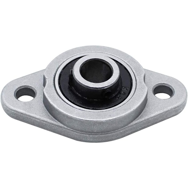 6 Stycken Lagerbock 8mm Diameter Zinklegering Romboedrisk Självjusterande Lagerbock Lagerblock för KFL-serien Maskiner Transportör