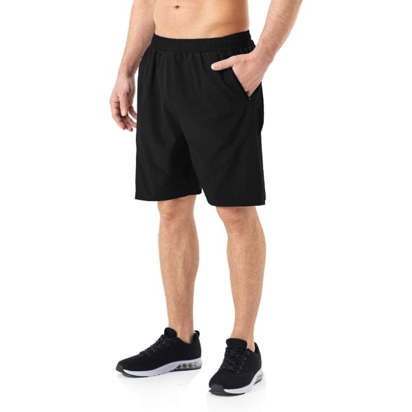 Løbeshorts til mænd - Letvægts sportsshorts med lynlås zdq