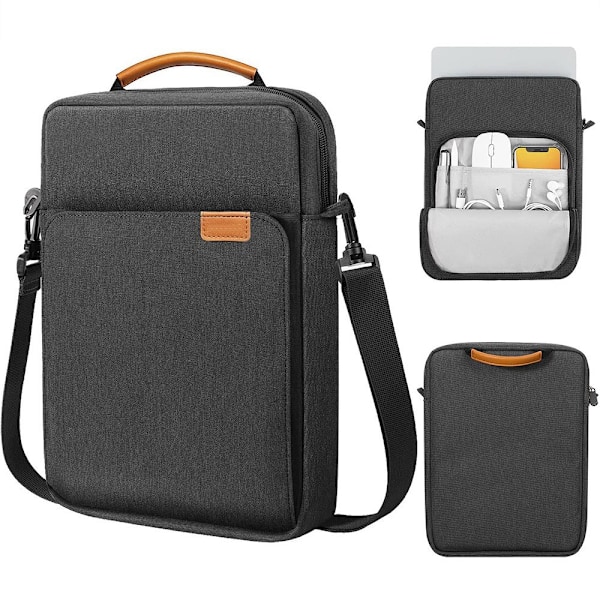Laptop Taske Crossbody Taske Sort Svart M