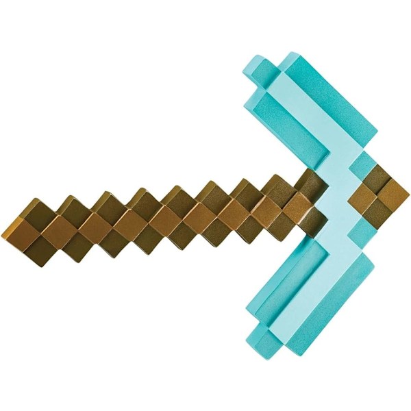 Diamantsvärd och mantel rollspel actionset, Minecraft leksaksplastsvärd