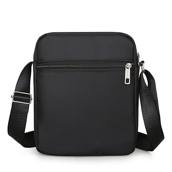 Nyloninen Crossbody-laukku miehille, neljä vetoketjua