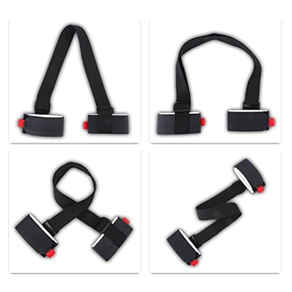 4-Pack Skidband / Skidhållare – Bärrem för skidor 223