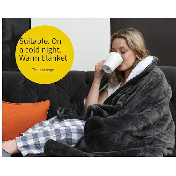 Vaskbar varmefilt med innebygd timer, 150W, 150x180cm