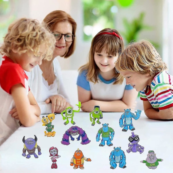 12 stycken/ set Monsters, Inc. actionfigurdockor