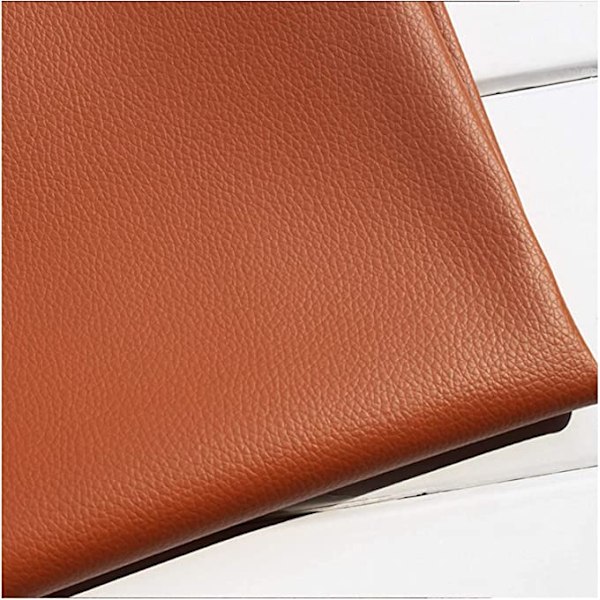Självhäftande reparationslapp konstläder 50x138 cm Light brown Light brown