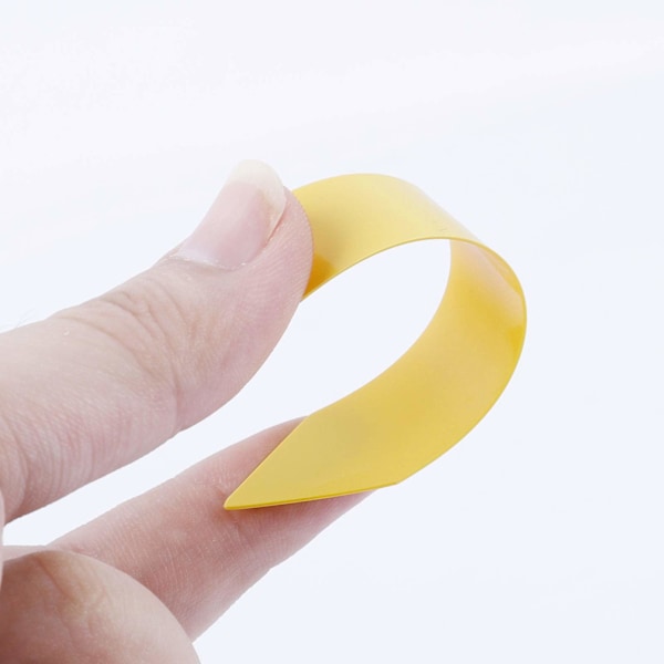 Holdbare plantetiketter / planteskilter 100-pakning For Enkel og Organisert Planteidentifisering\" Gul Gul 10x2 cm
