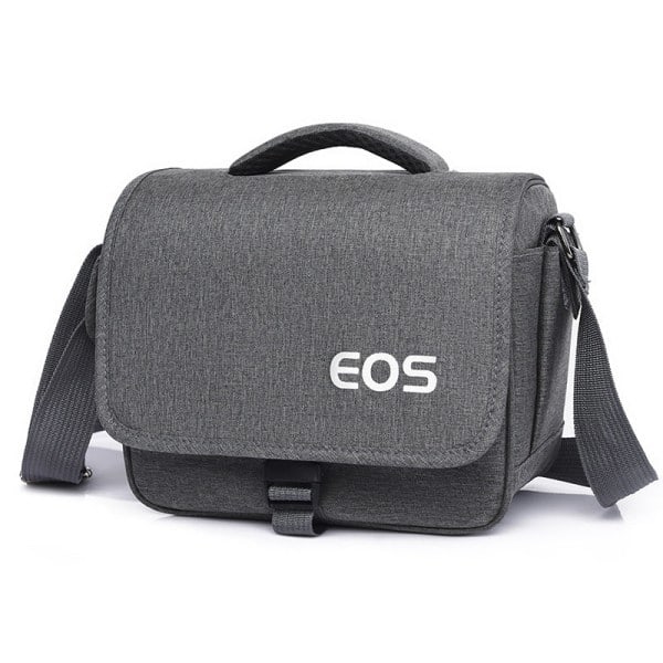 DSLR-kameraväska Crossbody Multi-Function Kit Utomhus Handbagage Ljusgrå liten storlek Light gray small size