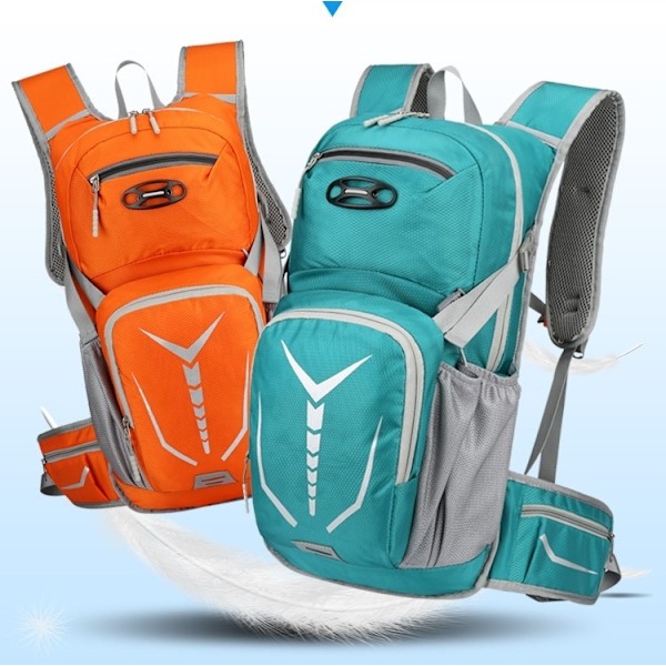 Ryggsekk 18L for løping / sykling Svart Orange Orange