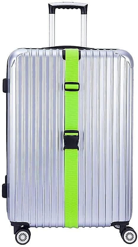 4-pack bagageremmar för resväskor Rem resebälten Tillbehör Green