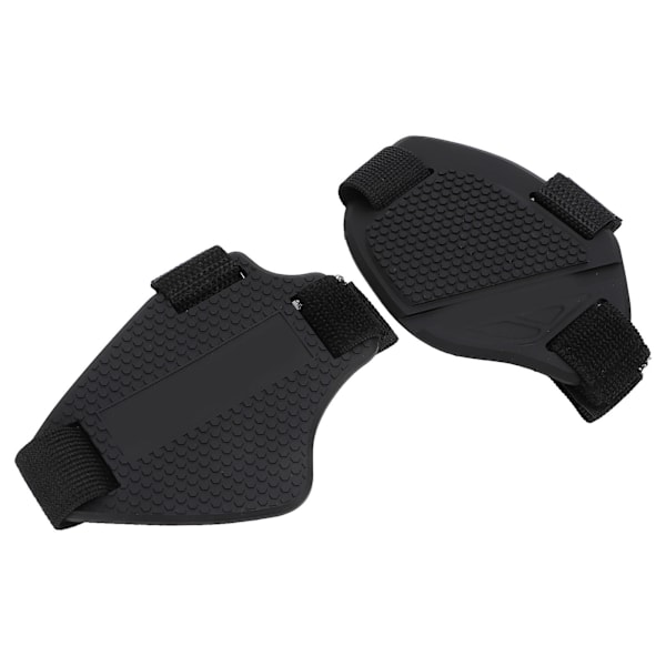 2 stk Motorsykkel Girsko Beskyttelse PVC Sklisikker Beskyttelse for Motorsykkelsko for Veikjøring 0.1