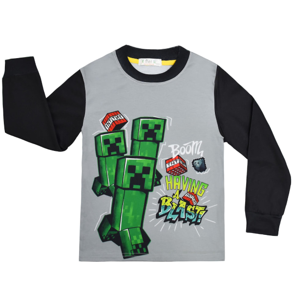 Minecraft kläder barns långärmade hemkläder 7037 130