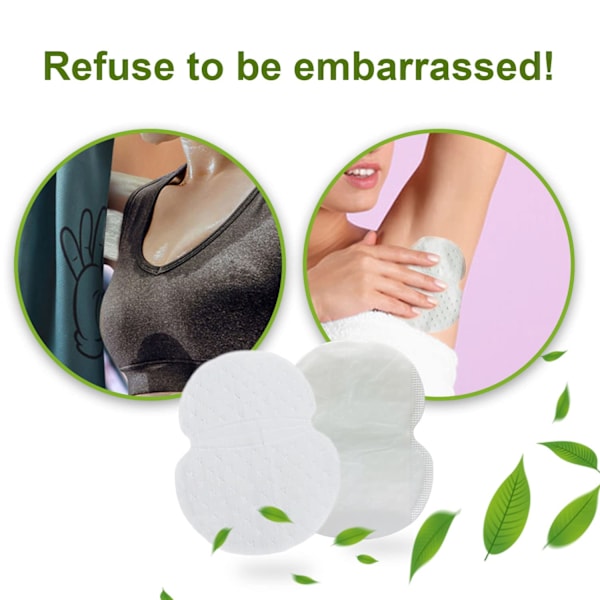 100 st armpit pads armpit svett pads underarm svett pads för