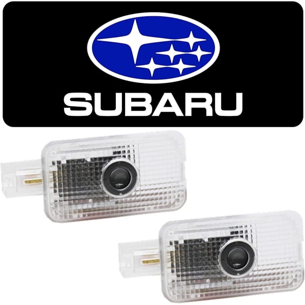 2 st Bildörr Led-logotypprojektor för Subaru Integration Ultra-brights Step Led Puddle Door Lights, Ultra-bright Led 3d Laser Ghost