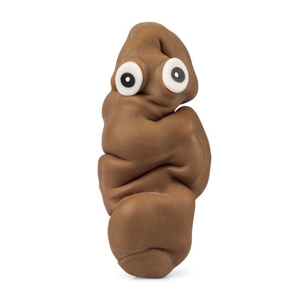 2-Pack - Stressboll / Klämboll - Bajskorv - Stretchig Brown Brun