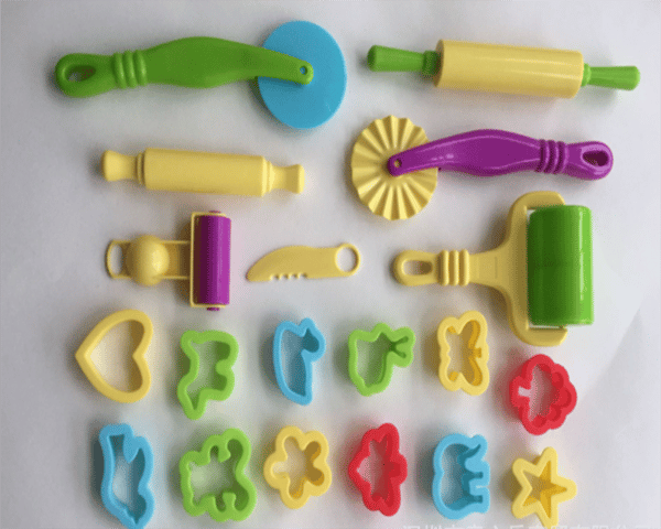 20 stk Playdough-værktøjer Modellering Tilbehør Kageforme Køkken Legetøj