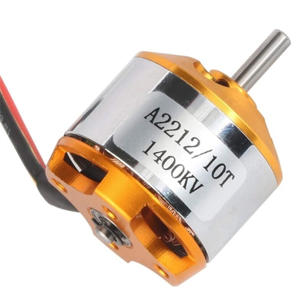 2 kpl 2212 1400Kv/2200Kv harjaton moottori 10T/6T kiinnikkeellä + 30A XT60 ESC UFO Quadcopter Rc -lentokoneeseen