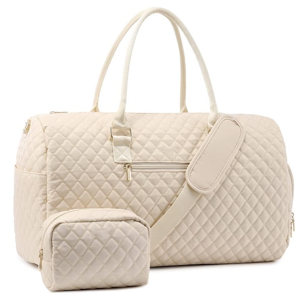 Reiseveske Gym Bag for Kvinner Weekend Håndbagasje Duffel Bag