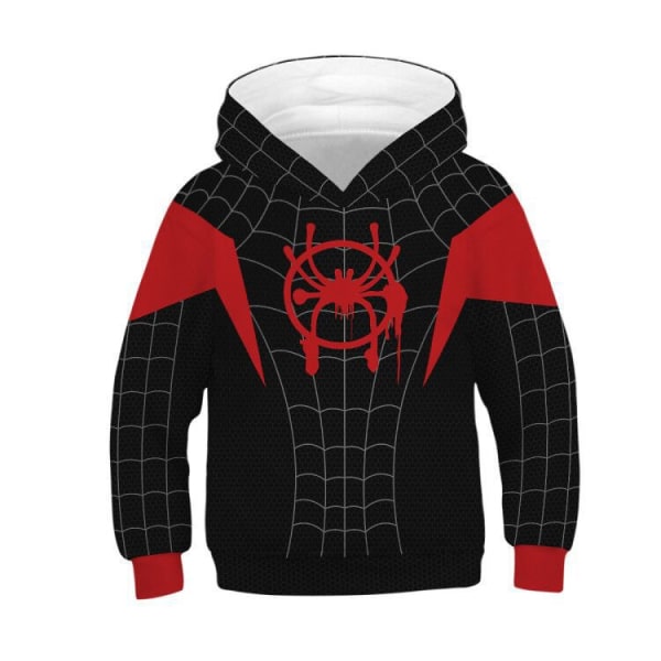 Marvel Spider-Man huvtröja för barn 3D digital utskrift Gwen cosplay anime barnkläder huvtröja Spiderman sweatshirt 04 130cm