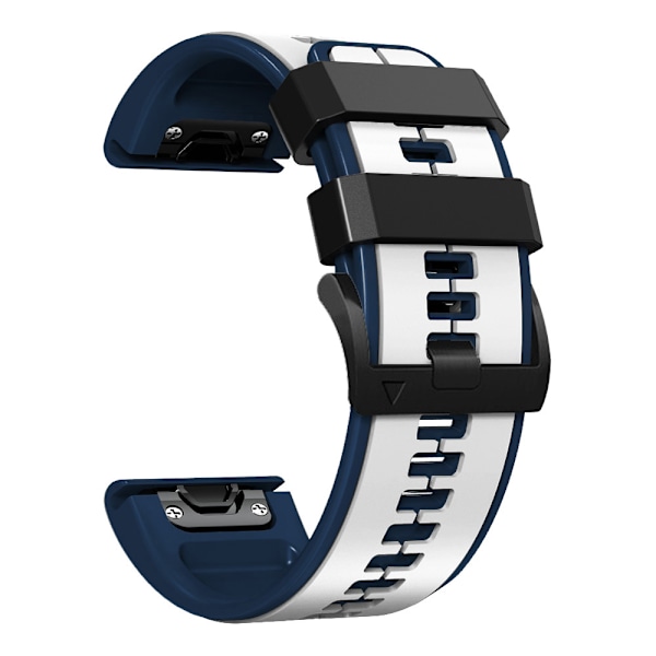 26 mm Silikonearmbånd til Garmin Fenix 6X/Fenix7X/7X pro, COROS Vit Hvid
