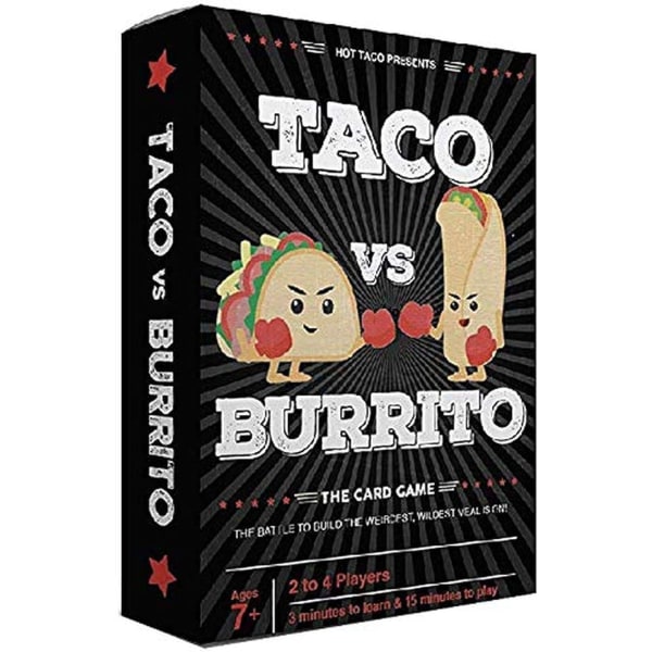 Taco vs Burrito - Engelsk hamburgare vs. skinka Överraskande strategi Solitaire