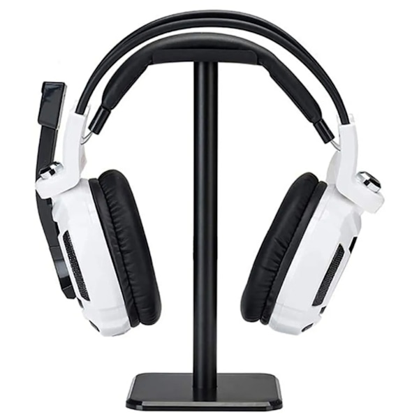 Hodetelefonstativ Stabilt Avtakbart Headsetstativ Hodetelefonhenger Base for Skrivebord PC Spillhodetelefontilbehør Svart 0.1