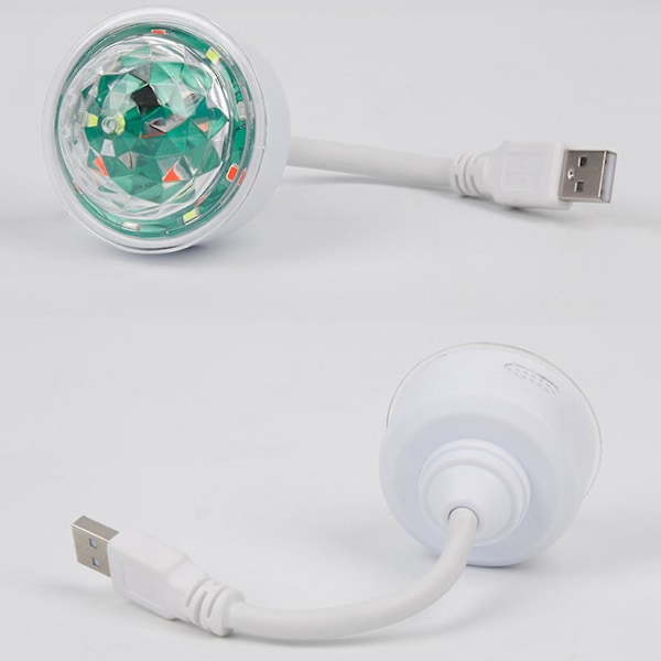 USB Discolys, Plug In Disco Ball Light, disco Ball Light [db] White