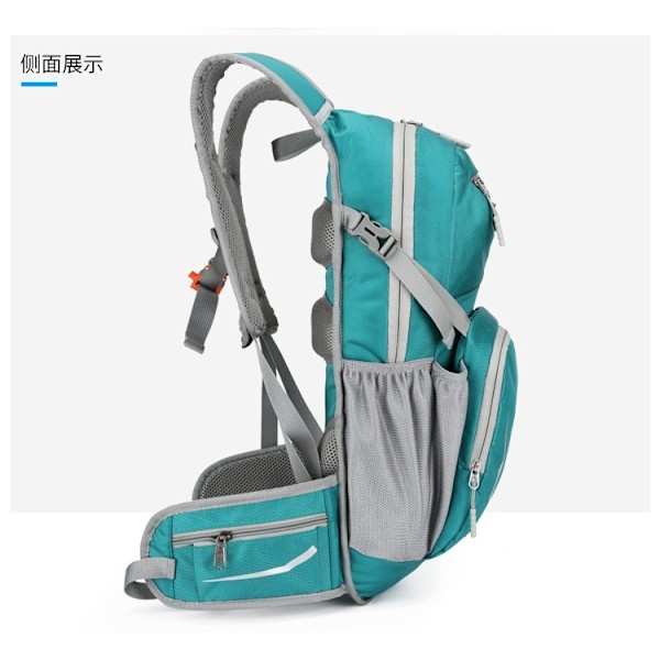 Juoksu- / pyöräilyreppu 18L Musta Turquoise Turkos