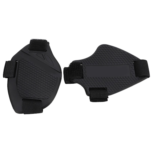 2 stk Motorsykkel Girsko Beskyttelse PVC Sklisikker Beskyttelse for Motorsykkelsko for Veikjøring 0.1