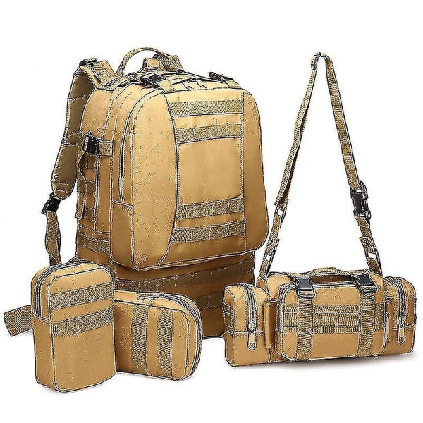 50l Tactical Backpack Military Molle Bag 1000d Nylon Ryggsäck Sport Outdoor Travel Kamouflage Ryggsäck-kl.