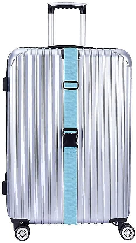 4-pack bagageremmar för resväskor Rem resebälten Tillbehör Blue
