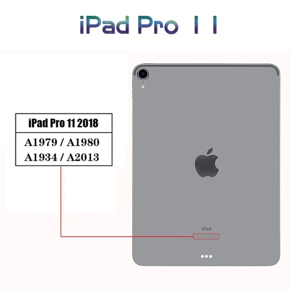 Transparent cover för Apple iPad Air Mini 1 2 3 4 5 6 7 8 9 10.2 7.9 TPU Silicon Back Tablet Case för iPad Pro 9.7 10.5 11 12.9 iPad Pro 11 2018