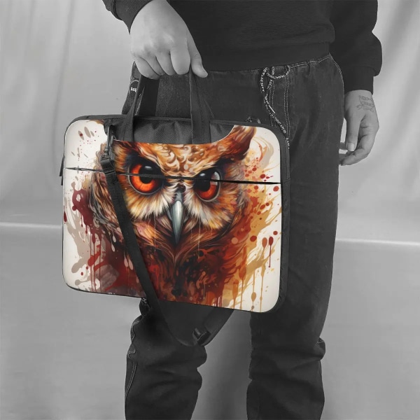 Owl Laptopväska Fantastisk Grotesque För Macbook Air Pro Xiaomi Lenovo Asus 13 14 15 15.6 Case Kawaii Shockproof Pouch As Picture 15.6inch