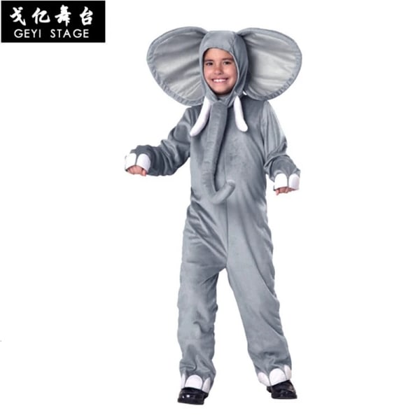 Ny vuxen manlig elefant pyjamas cosplay djur mango tröja onesize på vintern snygg elefant man nattlinne Child costume 24M