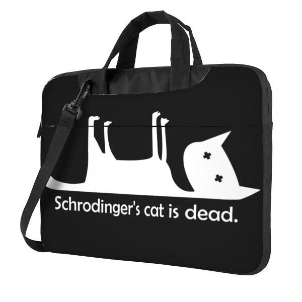 Schrodingers Cat Is Dead Handväska Laptopväska Quantum Theory Physics For Macbook Pro Lenovo 13 14 15 Portföljväska Datorväska As Picture 13inch
