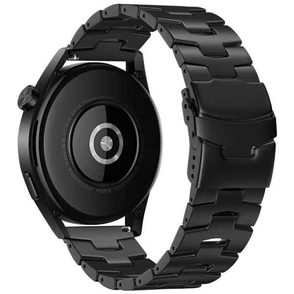 Kedjerem av titanlegering För Huawei Watch GT2 46mm Samsung Watch 46mm Gear S3 Smart Watch Herrarmband för Amazfit GTR 47mm Black Huawei Watch GT