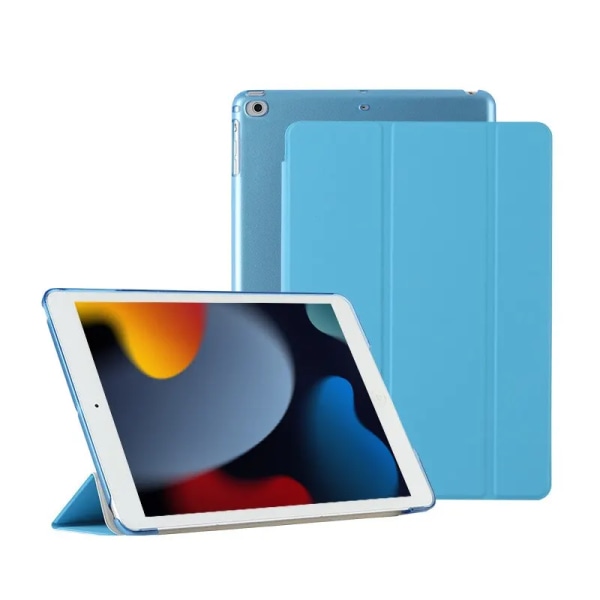 För iPad Case Pro 11 2nd 3rd 4th Generation Case Air 4 5 10.9 10th iPad 10.2 7th 8th 9th PC Shell Silicon Cover Funda iPad10.2 7th 8th 9th Sky Blue