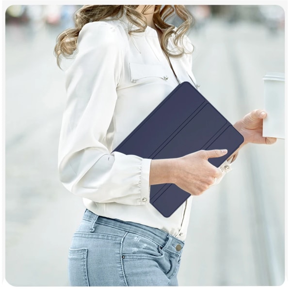 Case för NY iPad 10.2 2021 8:e 7:e 9:e generationen A2197 A2200 A2198 2020 Fundas PU Ultra Slim Wake Smart Cover för iPad 10.2 2019 2020 iPad 8th 2020 Silk Rose Red