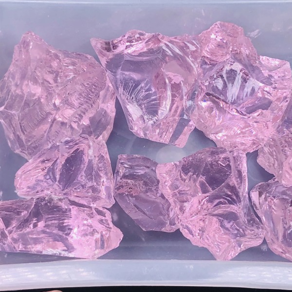 Ny ankomst!!! Naturliga Andrew Mineral Quartz Crystal Rock Tumble Stones för Chakra Healing Decoration Pink 100g
