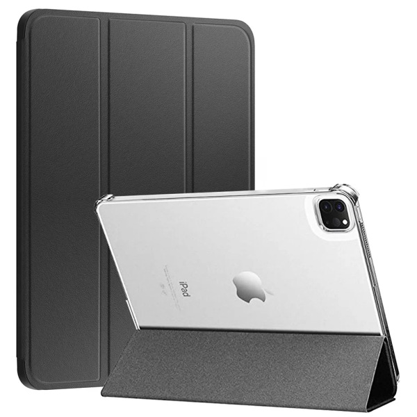 Case för Apple iPad Pro 9.7 10.5 11 2017 2018 2020 2021 2022 2:e 3:e 4:e 5:e generationens Trifold Magnetic Flip Smart Cover iPad Pro 11 2021 Black Hard Case