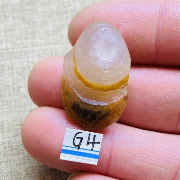Naturlig yta Agat Mineral Exemplar Energi Chakra Sten Kristall Healing Heminredning Holiday Gift C11  7g  22mm