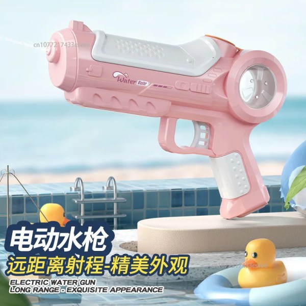 Sommar utomhus vattenlek pojkar och flickor vattenpistol Ny elektrisk liten vattenpistol kan anslutas till vattenpistolen grossistleksaker 1