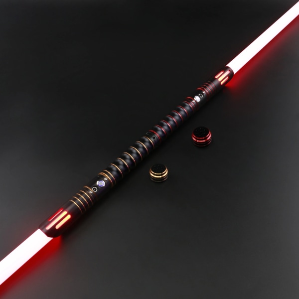 RGB Lightssaber Metal Hilt 12 färgskiftande och ljudfonter FOC Lock Up Light Sabre Cosplay Toys Blaster Laser Swords TSK-E09grays Super RGB