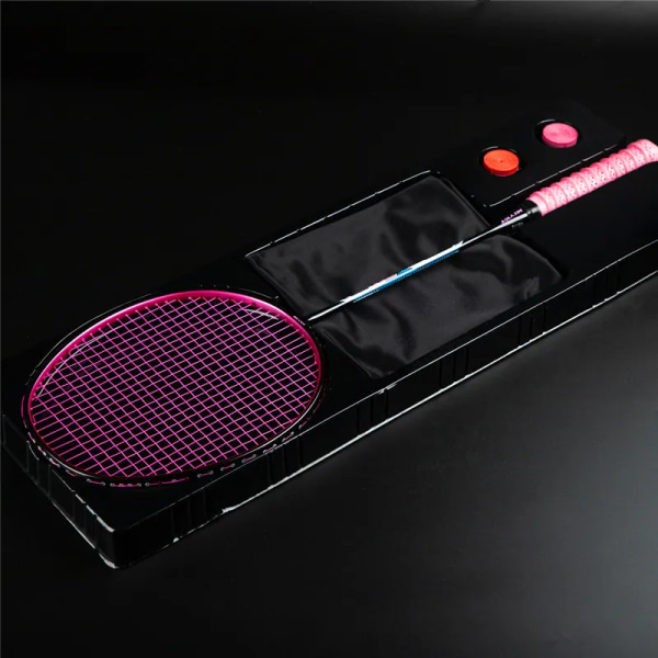 Ultralätt 8U 62-65G Full T800 Kolfiber Sting Badmintonracket med strängväskor Professionell racket Padel Max 30lbs Sport Pink